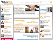 Tablet Screenshot of portal.bistech.de