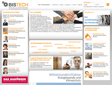 Tablet Screenshot of bistech.de